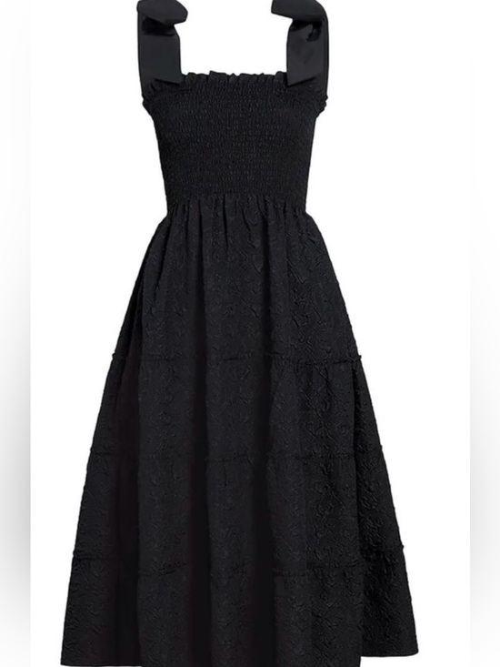Hill House Dresses & Skirts - Hill House Ribbon Ellie Nap Dress, Rare Black Jacquard, Size Small